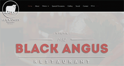 Desktop Screenshot of blackangusrestaurant.com